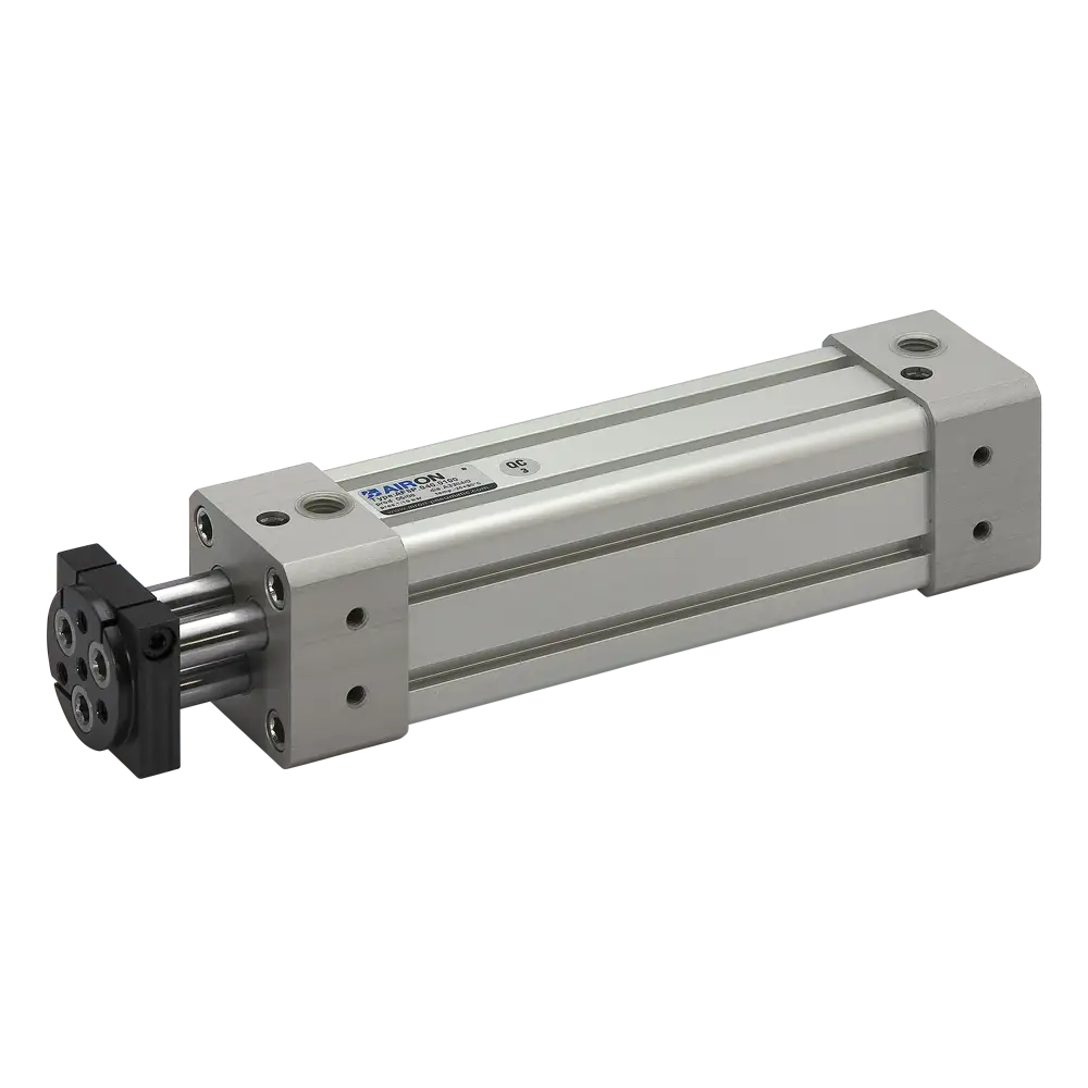 Three piston rod cylinders