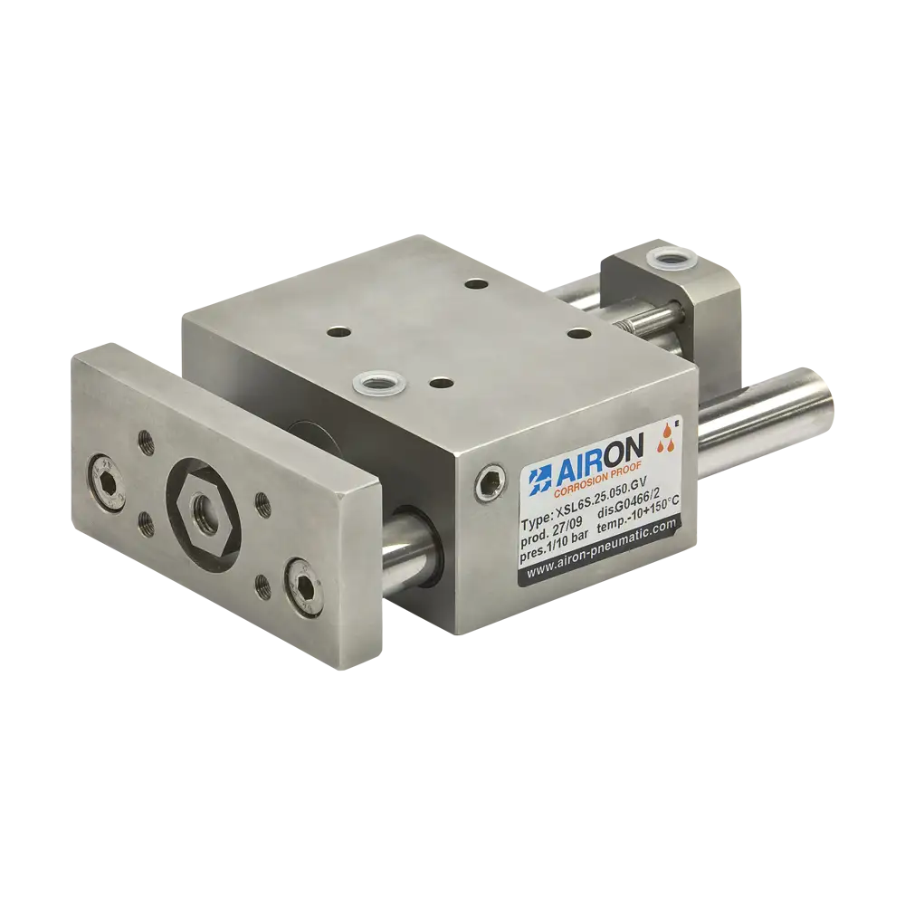 Actuadores inoxidables guiados