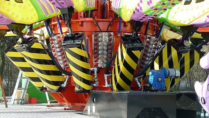 cilindro speciale airon per giostra saltamontes colorati